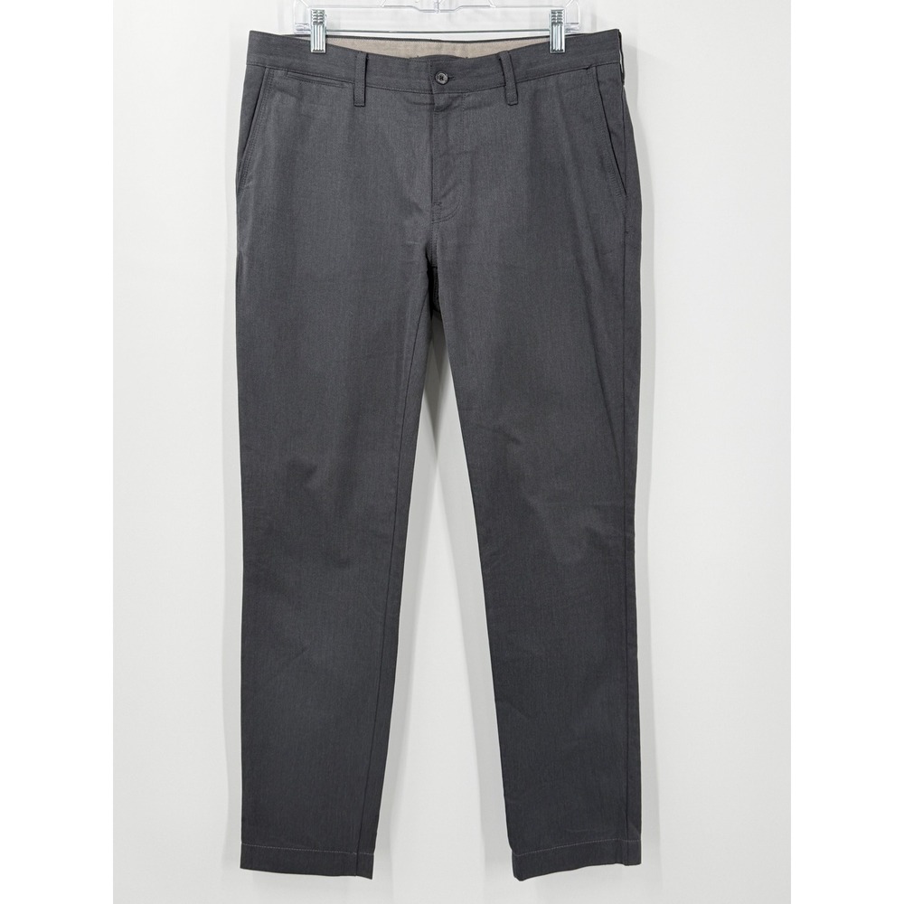 J Lindeberg Chaze Flannel Twill Pants Mens sz 34 Preppy Business Casual Gray